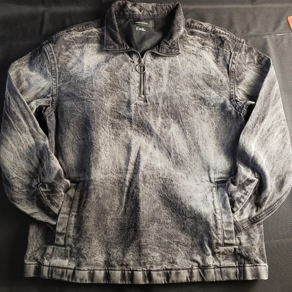 Urban Outfitters Acid Wash 1/2‎ Zip Pullover XS